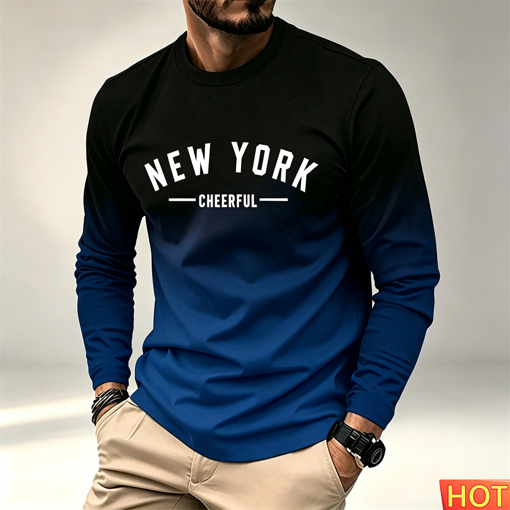 Winter Clothing New York - New Autumn Winter Men's Long sleeved