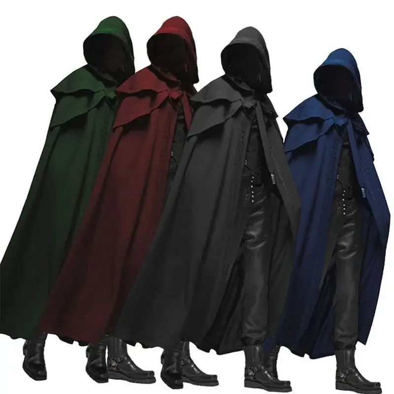 Winter Clothing Items - Men Monk Cosplay Outfit Medieval Vintage