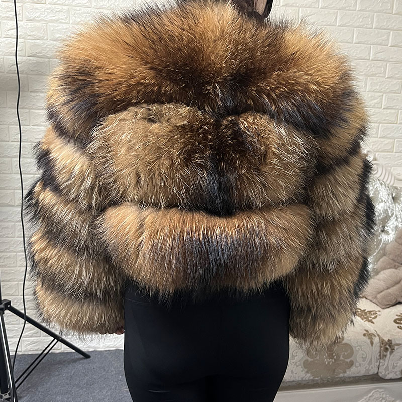 Plus Size Tops Brown Fur Maoma - Winter Clothing Items review and price