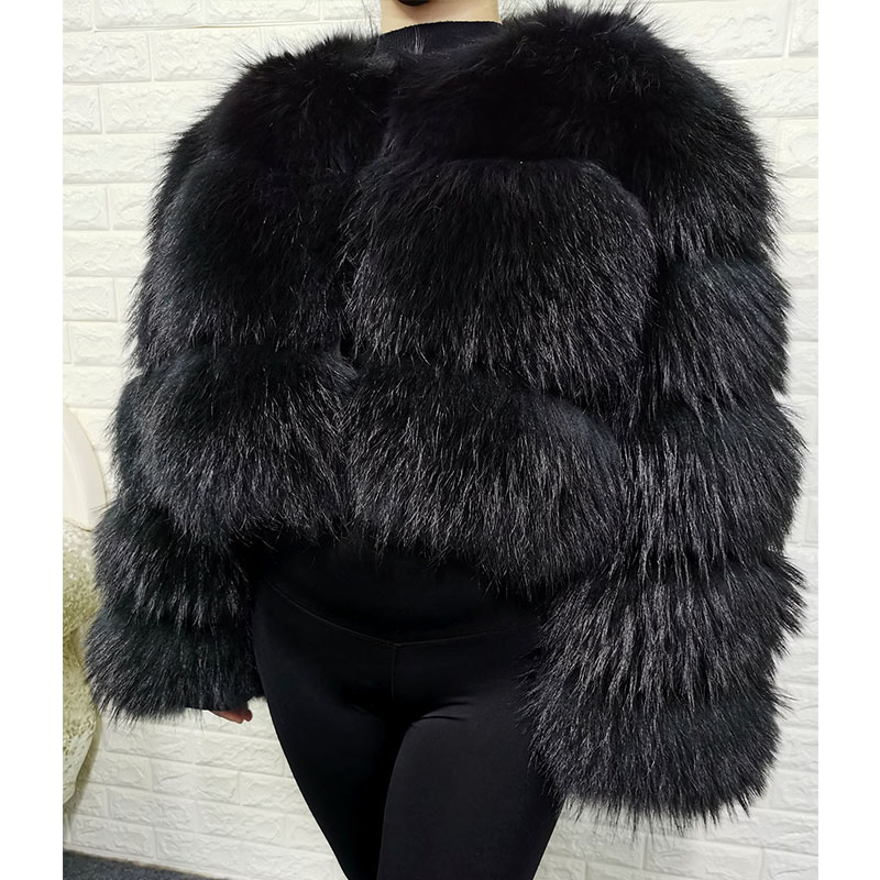 Plus Size Tops Brown Fur Maoma - Winter Clothing Items review and price