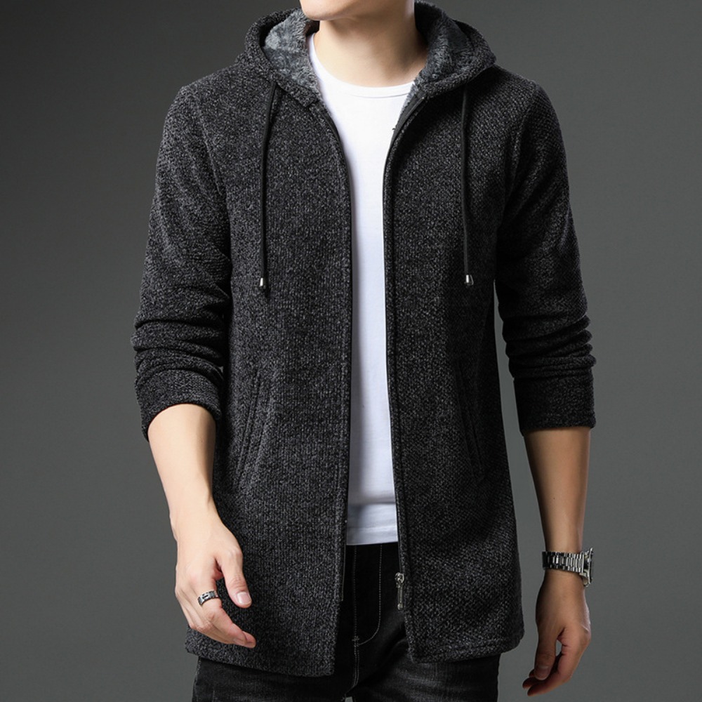 New Arrival Knitted Sweater Me - Fleece Hoodie Lined review and price