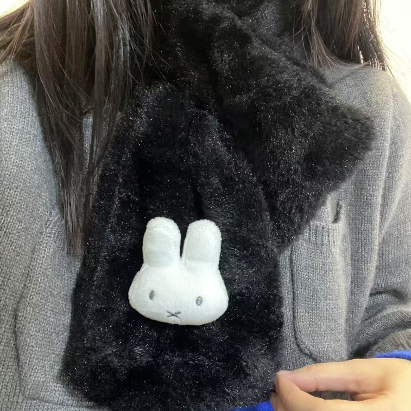 White Miffy Scarf | Versatile  - Winter Clothing Items review and price