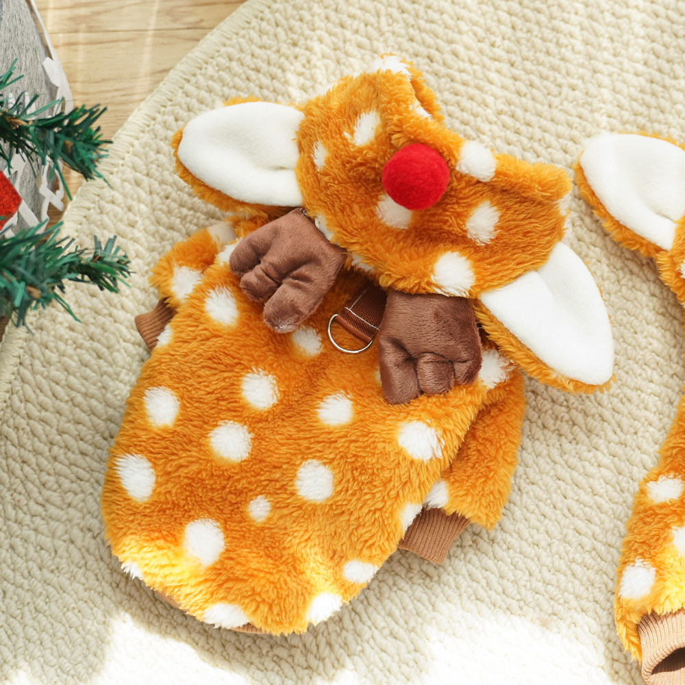 Cute Christmas Reindeer Pet Cl - Winter Clothing Must Haves review and price
