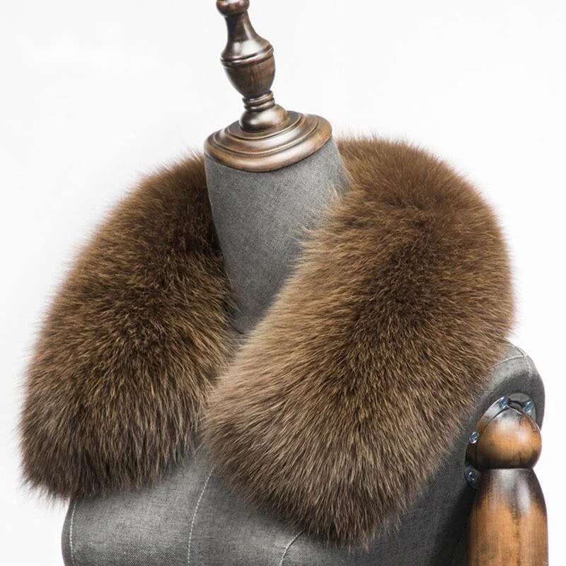 Winter Natural Fox Fur Scarf S - Winter Clothing Items review and price