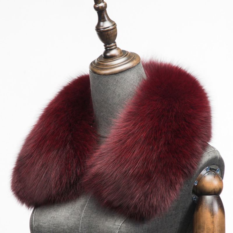 Winter Natural Fox Fur Scarf S - Winter Clothing Items review and price