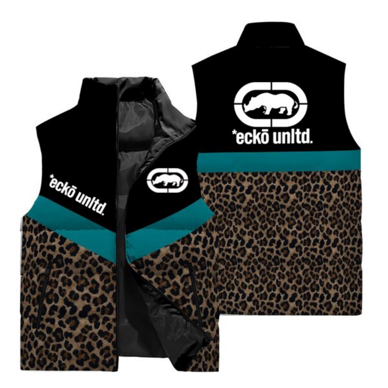 New Men Rhino Logo Leopard Pri - Padded Vest Gilet review and price