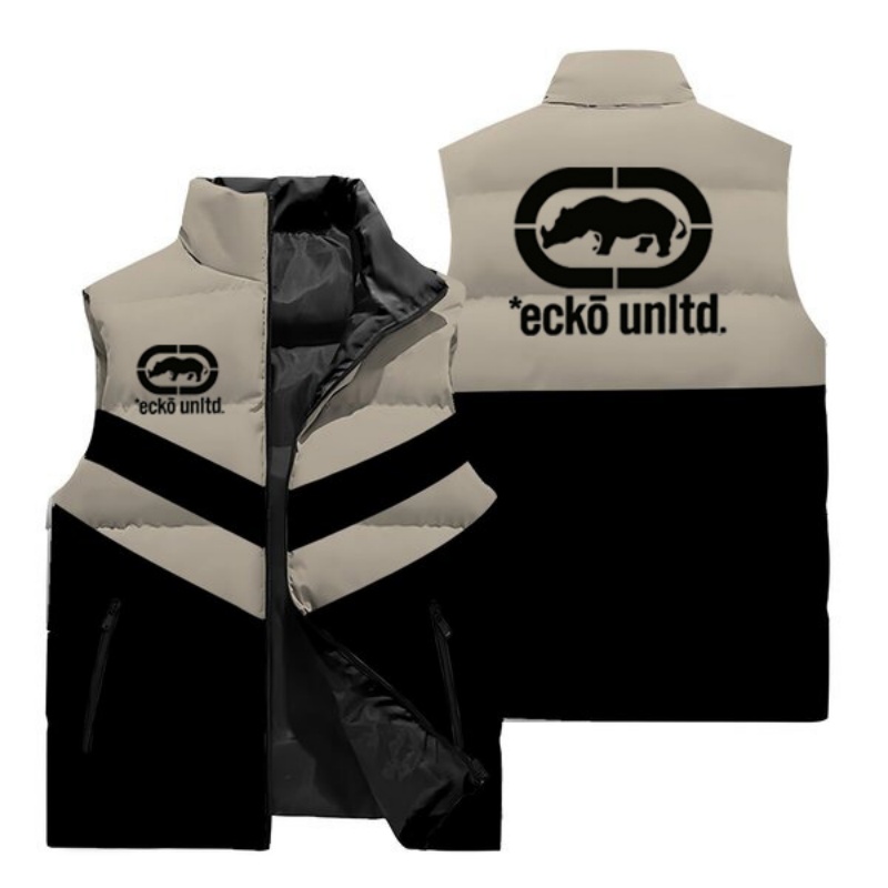 New Men Rhino Logo Leopard Pri - Padded Vest Gilet review and price