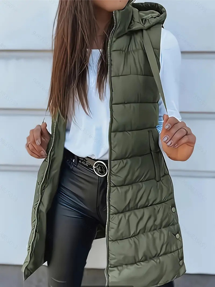 Autumn Winter Women's Vest Cas - Padded Vest Gilet review and price