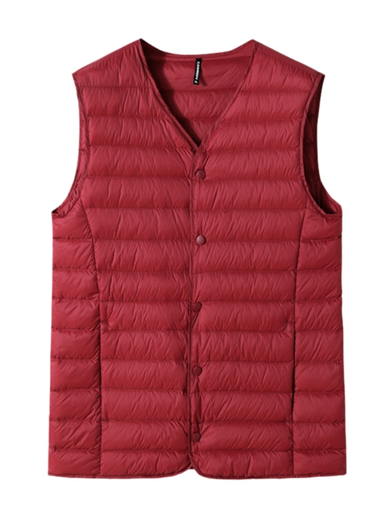 2023 New Winter V-Neck Men's V - Padded Vest Gilet review and price