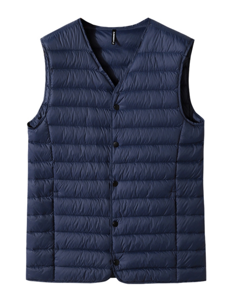 2023 New Winter V-Neck Men's V - Padded Vest Gilet review and price