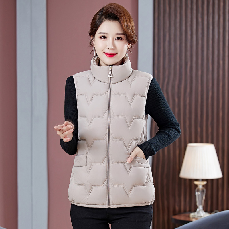 Women Plus Size Stand Collar P - Padded Vest Gilet review and price