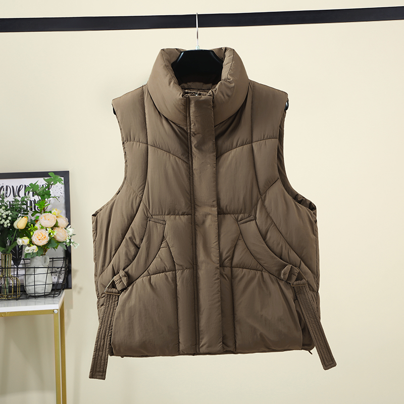 Women High Stand Collar Quilte - Padded Vest Gilet review and price