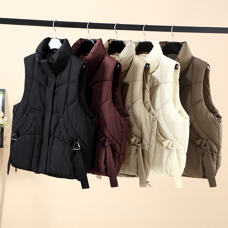 Women High Stand Collar Quilte - Padded Vest Gilet review and price