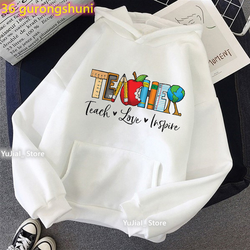 Funny Cap Hoody Femme Teach Lo - Winter Clothing Drawing review and price