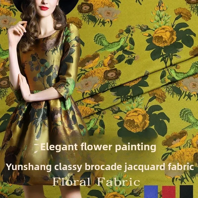 Brocade Jacquard Fabric Autumn - Winter Clothing Wholesale review and price