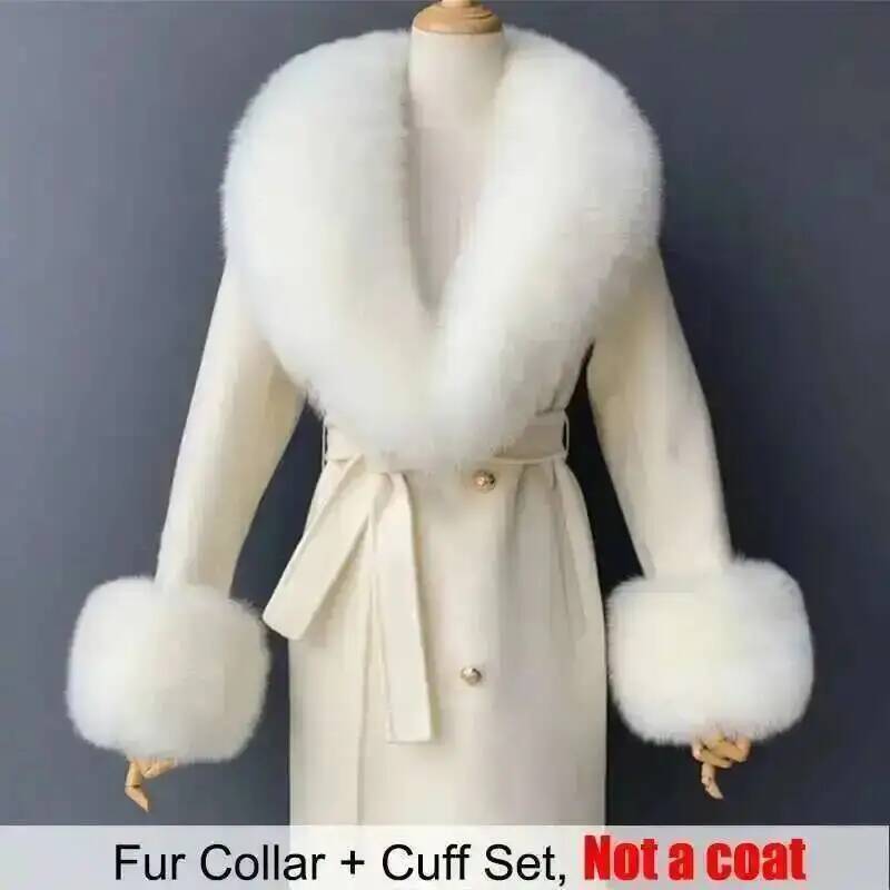 Real Fur Collar And Cuffs Set  - Winter Clothing Items review and price