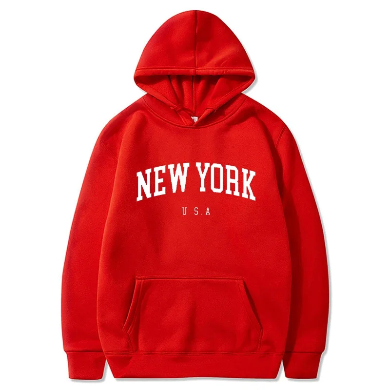 New York Print Men Women Hoodi - Winter Clothing New York review and price