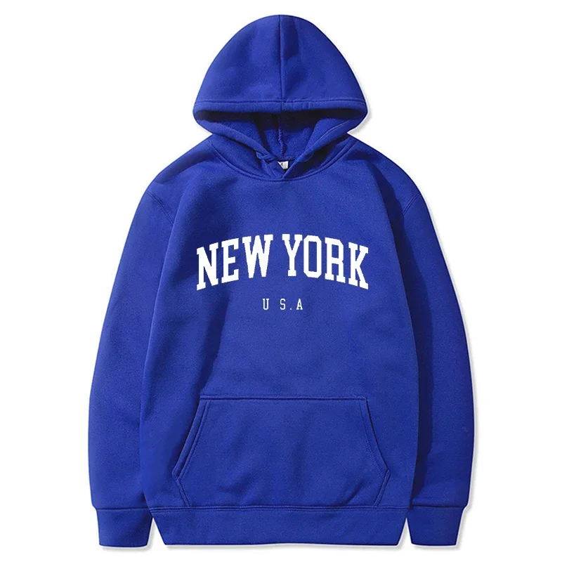 New York Print Men Women Hoodi - Winter Clothing New York review and price