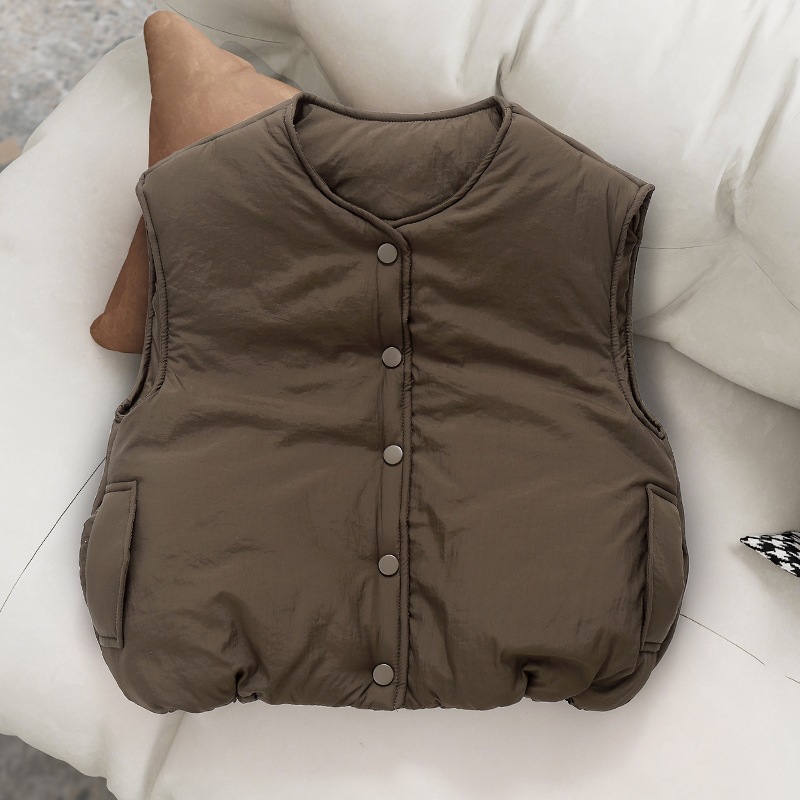 Teen Kids Round Neck Padded Ve - Padded Vest Gilet review and price