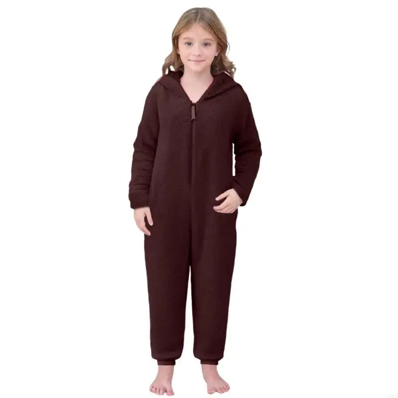 Fleece Plush Warm Pajamas for  - Fleece Hoodie Lined review and price