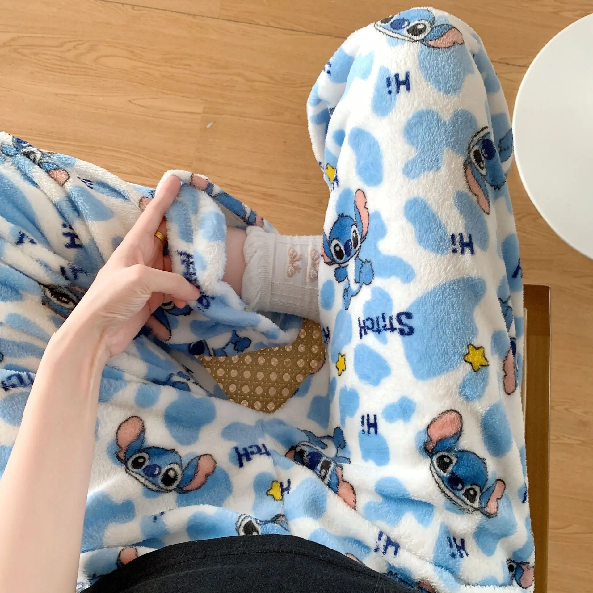 Cartoon Stitch Flannel Pajamas - Winter Clothing Items review and price