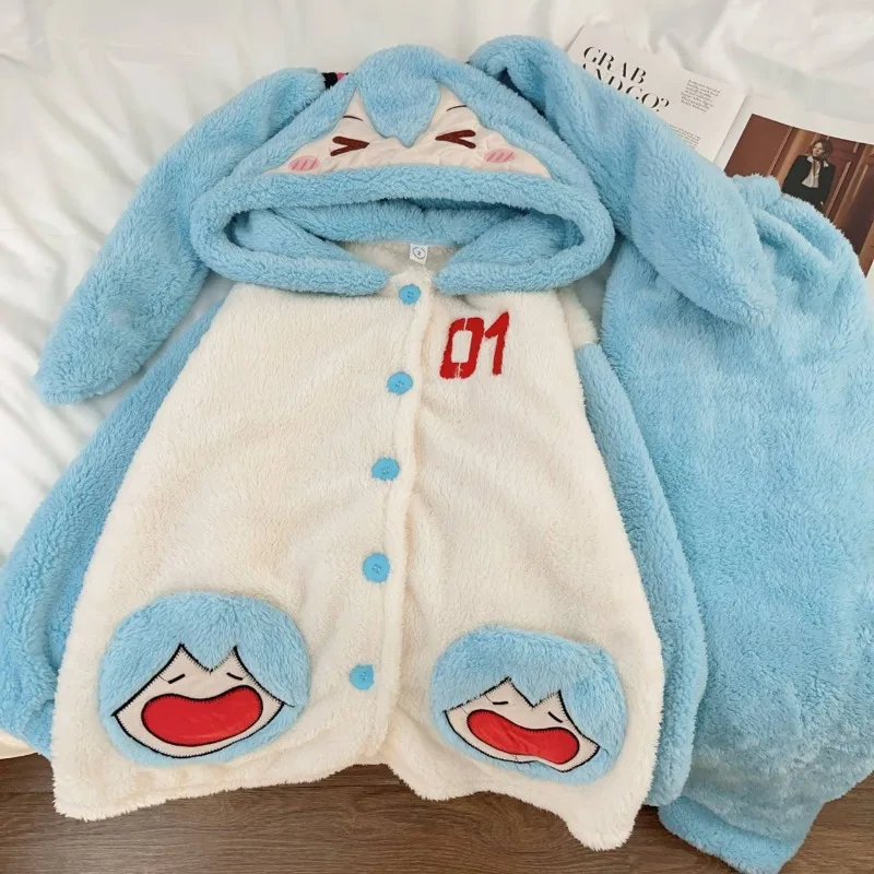 Hatsune Miku cartoon animation - Fleece Hoodie Lined review and price